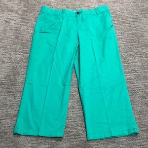Christopher & Banks Blue Capri Pants